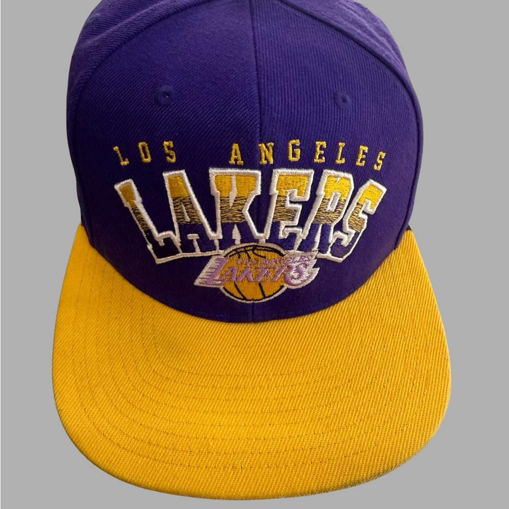 Mitchell & Ness Los Angeles Lakers Snapback‎ Hat Purple Gold NWOT NBA